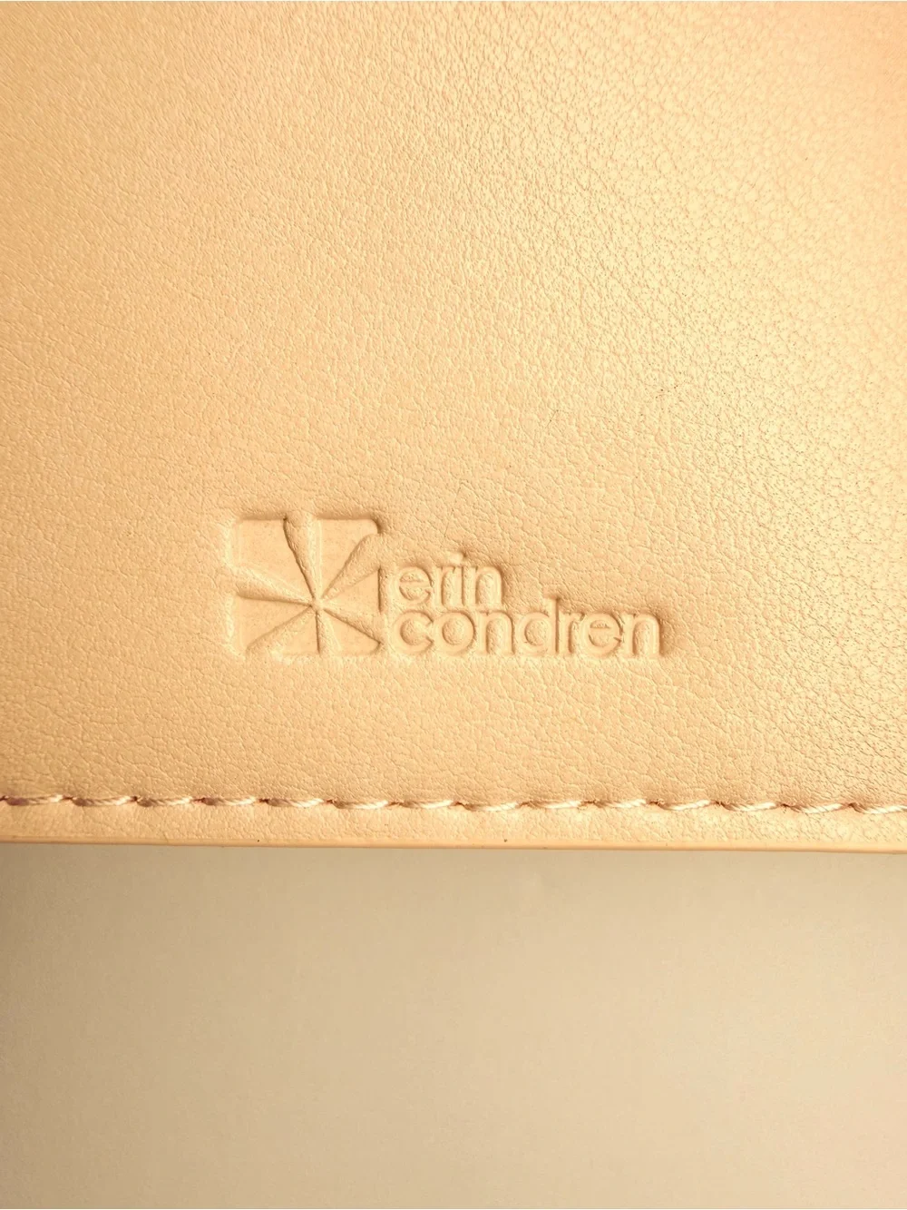 💐 Erin Condren Blush Pink Vegan Leather Folio